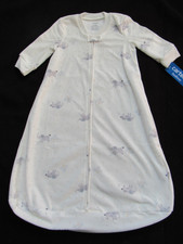 NWT Carter's Baby Girl Boys Fleece Sleep Bag 6-9 month Gray Infant Pajamas Sack