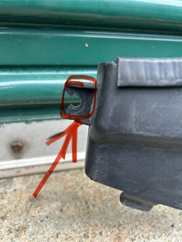 Painel de acabamento de tampa de suporte de radiador superior dianteiro BMW X5 3.0 14-18 fabricante de equipamento original - Imagem 3 de 4