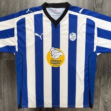 Original Puma Sheffied Wednesday 2009/2010 Home Shirt Mens XL