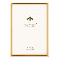 Bilderrahmen 8,9 X 12,7 Cm Gold-Metall Lawrence Frames 670035 Goldfarben