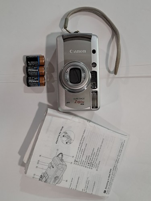 #ad Canon Sure Shot Z180u 35mm Film Camera Tested Working Flash Zoom Manual $90.00