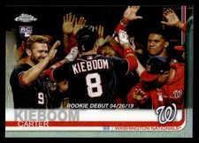 Carter Kieboom 2019 Topps Chrome Update Refractor RC #/250 #59 Nationals ESE