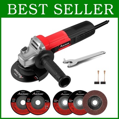 Heavy-Duty 4-1/2'' Electric Grinder - Red