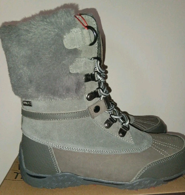 PAJAR Mujer Bota Talla 9 Gris Mujer Invierno Botas de Nieve Nuevas con Etiquetas Botas Impermeables Foto 3 de 4