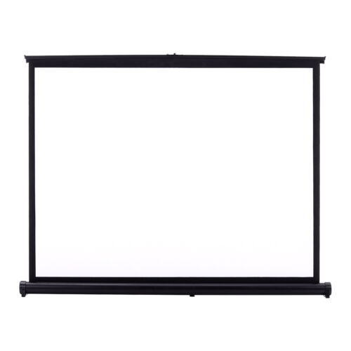 40/50inch Portable Projector Screens Home Easy Manual Pull Down Table Screen 4:3 - Picture 7 of 16