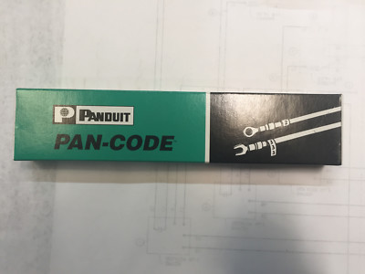 Panduit PCM-8 Wire Marker Cards, 5 card new sealed pack