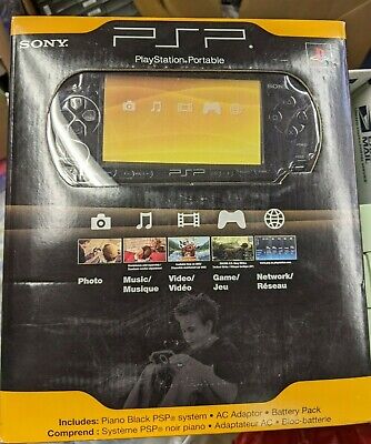 alligevel Frigøre Bank Sony PSP 2000 Launch Edition 64MB Handheld System - Piano Black for sale  online | eBay