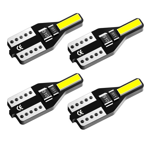 AUXITO 10pc T10 LED White Interior Parker Bulb Wedge Light Canbus Globe Bright - Picture 9 of 12