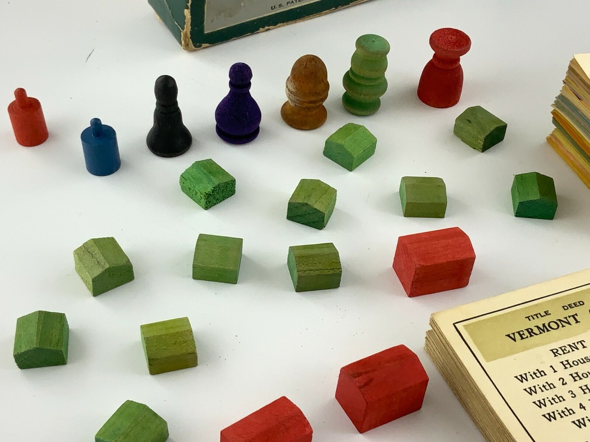希少　モノポリー　米国版　ボードゲーム　木箱入り　パーカーブラザーズ 希少 モノポリー 米国版 ボードゲーム 木箱入り パーカー