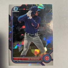 2022 Bowman #BCP-64 Ed Howard Chrome Prospects Atomic Refractor