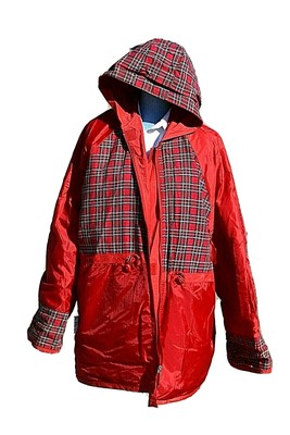 flannel lined rain coat