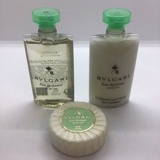 New BVLGARI, for traveling : Shampoo, Conditioner. Perfume Soap, Made in Italy
