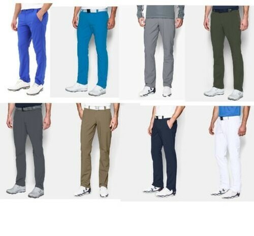 Nuevo 2018 Under Armour Match Play Hombre Pantalones de Golf cónico/Lacio  Todos Los Tamaños | eBay
