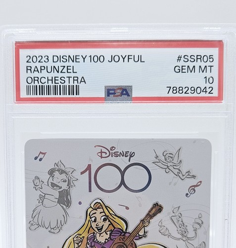 2023 CardFun Joyful Disney Orchestra Rapunzel #5 Tangled Graded PSA 10 Gem - Picture 3 of 4