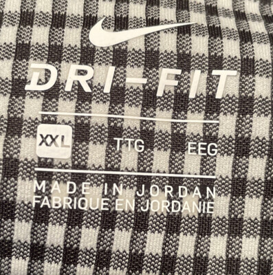 nike yoga gingham top