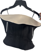 ZARA Contrasting detail tube corset ZW collection top in size Medium.