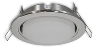 7W GX53 Led Dimmbar 230V Einbaustrahler Leuchte Einbauspot Chrom GläNzend