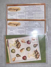 Lot of 3 Creative Memories Country Orchard Photo Mats, Stickers,  Journal Boxes