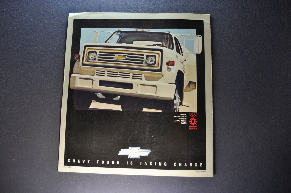 1984 Chevrolet Medium Truck Brochure Kodiak Stake Box Van