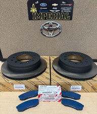 2010-2022 LEXUS GX470 GENUINE OEM REAR BRAKE ROTORS AND BRAKE PAD KIT