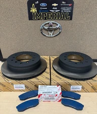 2010-2022 LEXUS GX470 GENUINE OEM REAR BRAKE ROTORS AND BRAKE PAD KIT