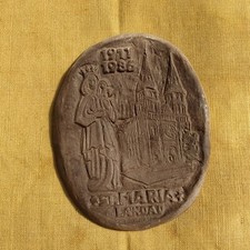 Bild Heiligen Bildnis Religion Volkskunst alt antik Tonbildnis Mutter Maria