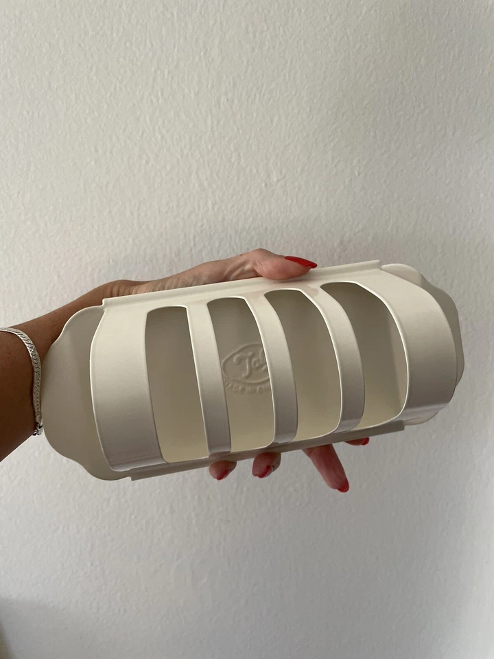 Soporte para tostadas Tala Originals esmalte blanco crema hecho en Inglaterra Reino Unido Foto 4 de 4