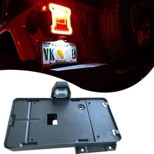 (Used) Rear License Plate Holder Frames  for 2018-2024 Jeep Wrangler JL JLU