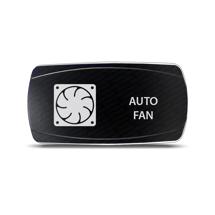 CH4x4 Rocker Switch Auto Fan Symbol - Horizontal - Blue LED | eBay
