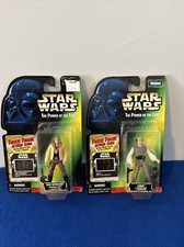 Star Wars LUKE SKYWALKER  & LOBOT Power of The Force FREEZE FRAME MOVIE FIGURES