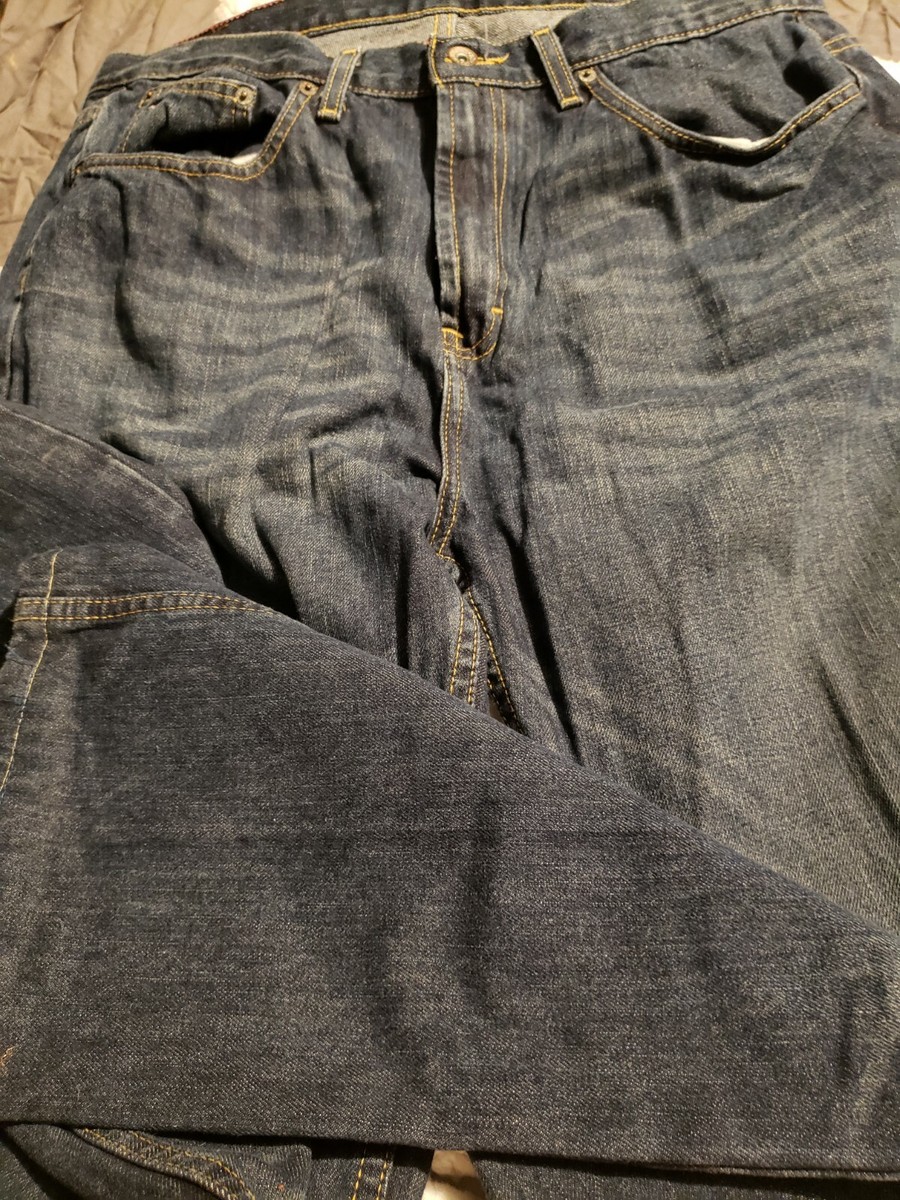 Tommy Hilfiger W36/L32 Men's Straight Leg Jeans - Med Rinse Tommy Hilfiger W36/L32 Men's Straight Leg Jeans - Med Rinse