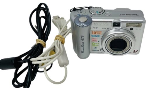 Canon PowerShot A75 3.2MP Digital Camera Silver