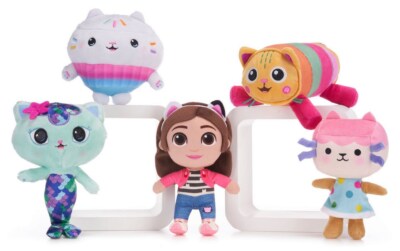 BRANDNEU OFFIZIELLE 7'' GABBYS DOLLHOUSE WEICHES PLÜSCHTIER MERCAT PANDY PFOTEN