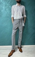 RRP 670  NWOT Vivienne Westwood 100 Wool George Trousers IT-48, Made In Italy.
