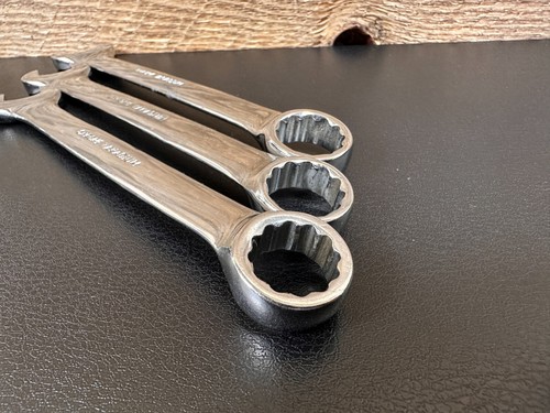 VTG Mechanics Products SAE/Metric Combination Wrench Set CR-V 12pt/Open End 7pc - Picture 9 of 17