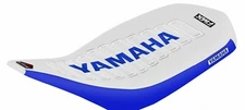 FMX White & Blue Series Seat Cover for Yamaha YFZ 450 FREE SHIPMENT INCLUDED