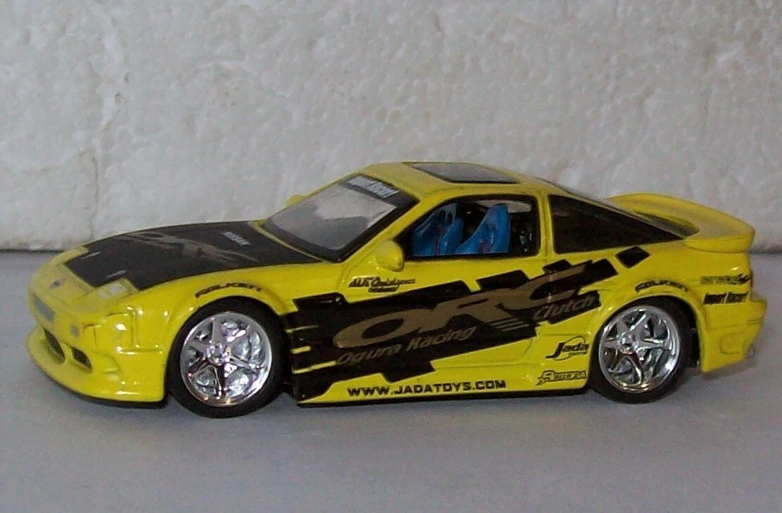 1:64 JADA TOYS IMPORT RACER WAVE 7 062 NISSAN 240SX YELLOW