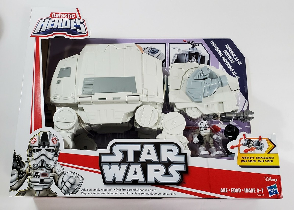 STAR WARS IMPERIAL AT-AT FORTRESS GALACTIC HEROES WALKER FIGURE