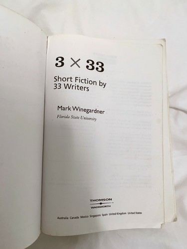 3 x 33: Short Fiction By 33 Writers, edited by Mark Winegardner, paperback - Picture 6 of 12