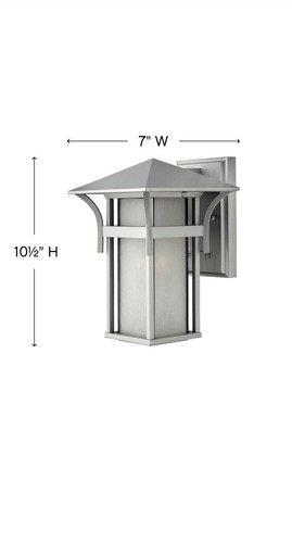 Hinkley Lighting 2570-LED 1 Light 10.5"H LED Outdoor Lantern Wall - Bronze FrShp - Picture 5 of 6