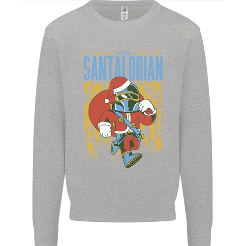 Santalorian Funny Christmas Parody Xmas Kids Sweatshirt Jumper - Picture 86 of 97
