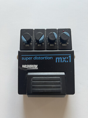 Washburn MX:1 Super Distortion High Gain Rare Vintage Guitar Effect Pedal