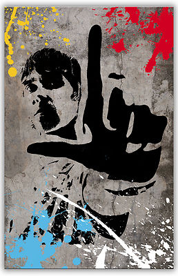 Ian Brown Stone Roses Canvas or Poster Ready To Hang John Squire Mani Reni