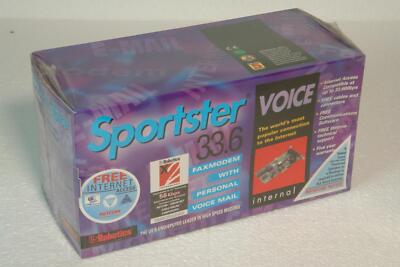 Vintage US Robotics Sportster 33.6 Voice Internal Fax Modem - Neu & Originalverpackt