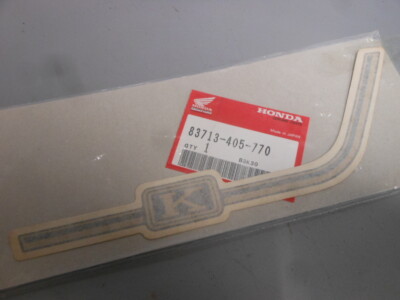 NOS Honda Left Side Cover Stripe Decal Graphic 1978 CB750 83713-405-770