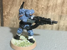 A20421 WARHAMMER 40K ASTRA IMPERIAL GUARD METAL KASRKIN HOTSHOT LAS PAINT BASED