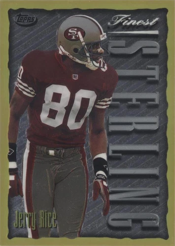 1996 Topps Finest Jerry Rice #4