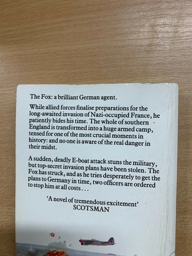 1995 JOHN HARRIS "THE FOX FROM HIS LAIR" WW2 D-DAY FICTION PAPERBACK BOOK (P2) - Picture 3 of 11