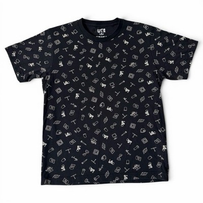 Uniqlo Doraemon x Takashi Murakami Black Hidden Gadgets T Shirt XS