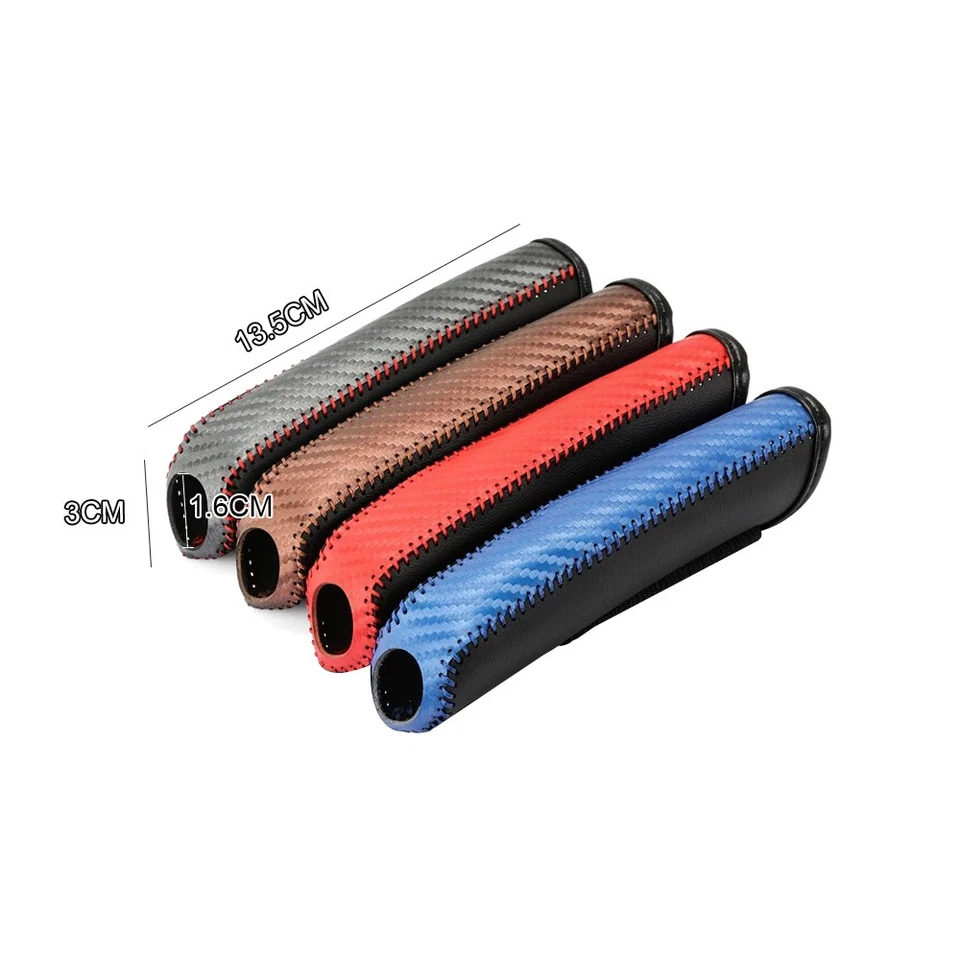 Funda Freno de Mano Universal Coche Cuero PU Protector Antideslizante Accesorios Foto 2 de 4